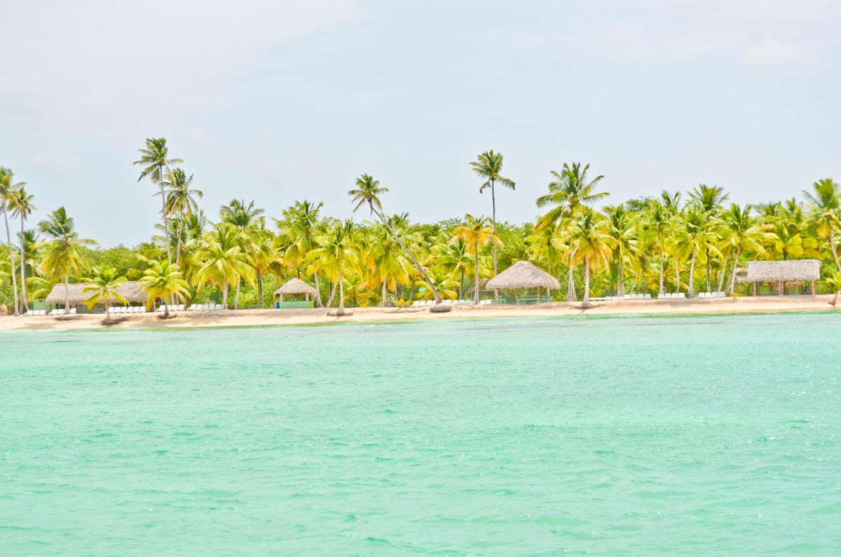 Extraordinary beautiful Saona island beaches